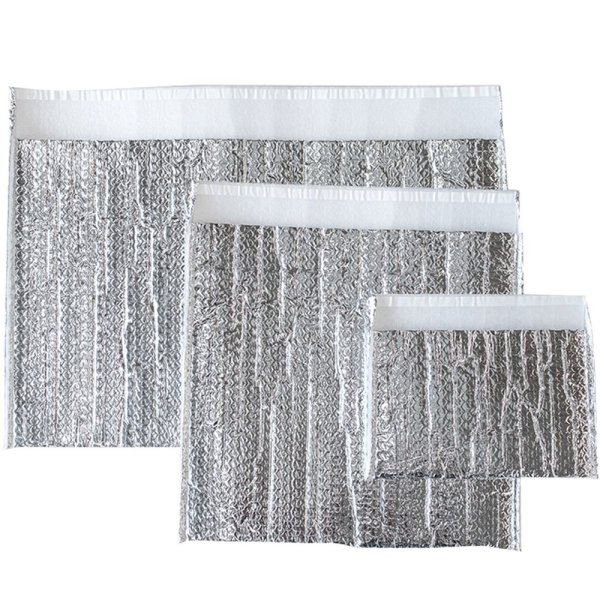 Thermohüllen mit Selbstklebestreifen 400 x 400 mm Größe S
