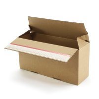 Automatikbodenkartons mit Aufreißperforation 1-wellig 294 x 94 x 140 mm