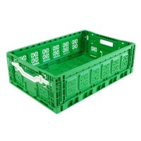 Klappboxen 600 x 400 x 180 mm grün durchbrochen...