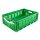 Klappboxen 600 x 400 x 180 mm grün durchbrochen offene Handgriffe