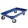 Rollwagen ohne Bremse für Euroboxen 600 x 400 mm blau