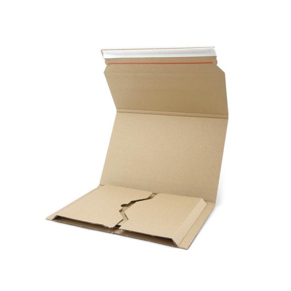 Buchverpackung mit Aufreißperforation 217 x 155 x 0-60 mm DIN A5