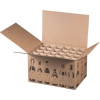 Flaschenkarton Bierkarton für 24 Flaschen 0,33 - 0,5...