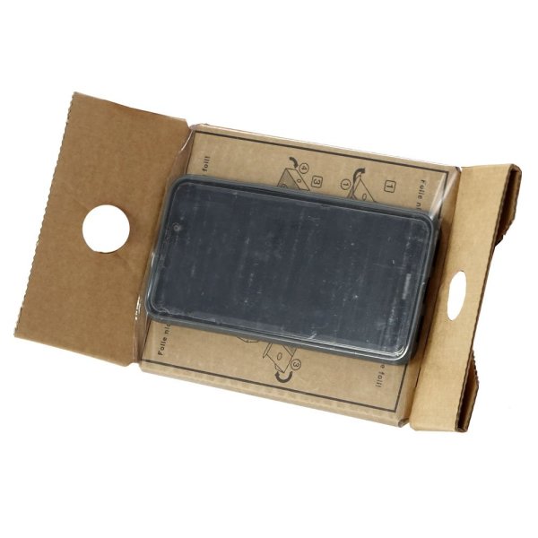 Fixtray für Smartphone DIN C6 135 x 110 x 0-30 mm braun