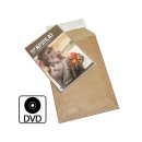Versandtaschen DVD 250 x 150 x 0-50 mm Aufreißfaden Selbstklebeverschluß