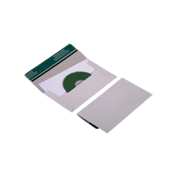Versandtaschen CD ohne Fenster 218 x 122 mm weiß Aufreißfaden DIN lang