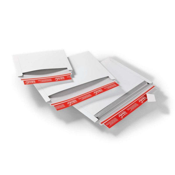 Versandtaschen A5 quer 227 x 160 x 0-30 mm weiß Aufreißfaden