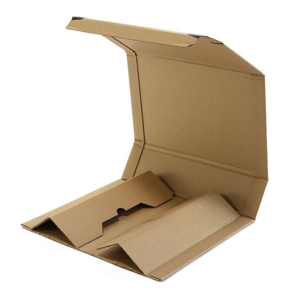 Wickelverpackung 320 x 320 x 0-80 mm mit Schutzlaschen