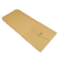 Wickelverpackung 320 x 320 x 0-80 mm mit seitlichen Schutzlaschen