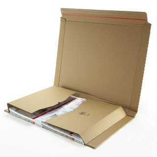 Buchverpackung mit Aufreißperforation 620 x 420 x 0-70 mm DIN A2