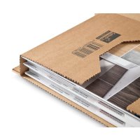 Wickelverpackung CD 147 x 126 x 0-55 mm mit Aufreißfaden