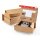Paket Versandkarton 215 x 155 x 43 mm A5 mit Aufreißfaden