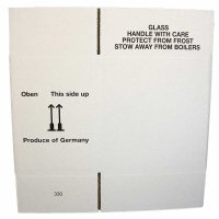 Export Flaschenkarton 12 Flaschen 0,75 L mit Gefache 320 x 240 x 330 mm