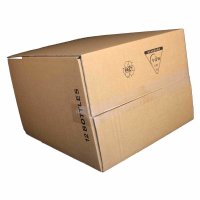 Export Flaschenkarton 12 Flaschen 1 L mit Gefache 371 x 279 x 310 mm