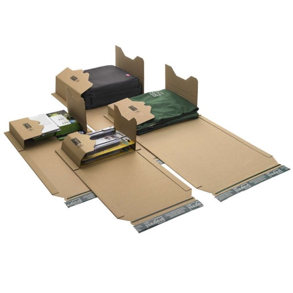 Buchverpackung mit Aufreißperforation 297 x 235 x 0-35 mm DIN A4
