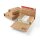 Buchverpackung Ordner mit Aufreißperforation 350 x 320 x 0-80 mm