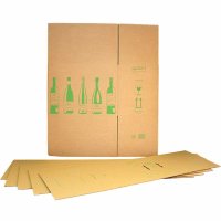 Flaschenkarton ECOLINE 12 Flaschen 0,75 L mit Gefache 420 x 305 x 368 mm