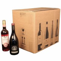 Flaschenkarton PREMIUM für 12 Flaschen 0,75 - 1L mit...
