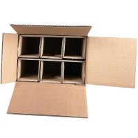 Flaschenkarton Bierkarton für 6 Flaschen 0,33 - 0,5...