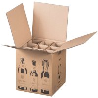 Flaschenkarton Bierkarton für 9 Flaschen 0,33 - 0,5...
