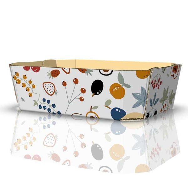 Obst- und Gemüseschalen Früchtemix für 125 g Inhalt 109 x 79 x 35 mm
