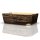 Obst- und Gemüseschalen im Holz-Design für 125 g Inhalt 109 x 79 x 35 mm