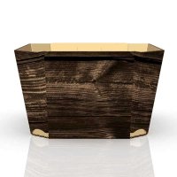 Schalen Holz für 250 g 111 x 77 x 58 mm