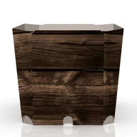 Schalen Holz für 1 kg 156 x 95 x 100 mm