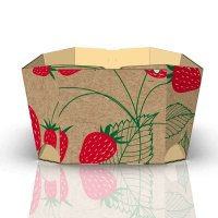Schalen Erdbeeren für 500 g 157 x 92 x 58 mm