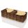 Obst- und Gemüsekörbe Marché in Flechtoptik für 2 kg Inhalt 333 x 131 x 89 mm