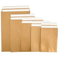 Papier Versandtaschen 370 x 300 x 80 mm Außenmaß mit Aufreißperforation