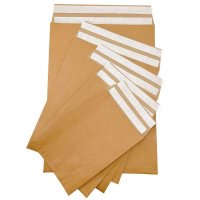 Papier Versandtaschen 350 x 250 x 50 mm Außenmaß mit Aufreißperforation