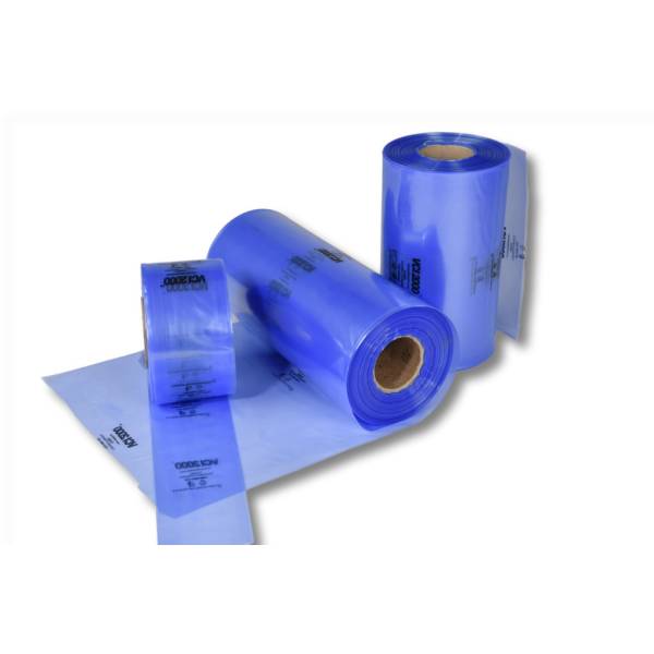 Schlauchfolie blau LDPE 150 mm x 100 m 100 my