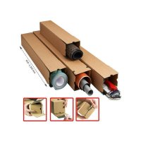 Versandhülsen 1-wellig 610 x 140 x 140 mm braun A1