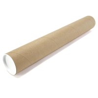 Versandhülsen rund 430 x 60 mm braun A2