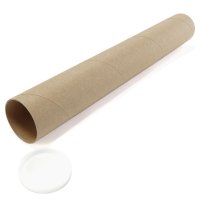 Versandhülsen rund 430 x 60 mm braun A2