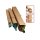Teleskop Versandhülsen 3er Set 1950-2650 x 105 x 105 mm braun