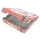 Pizzakarton extra hoch 410 x 410 x 40 mm rot weiß gestreift