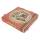 Pizzakarton extra hoch 320 x 320 x 40 mm rot braun gestreift
