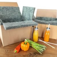 Faltkartons mit Vlies-Inlay 580 x 380 x 200 mm 44 Liter