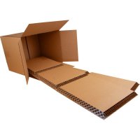 Faltkartons mit Wabeninlay 307 x 227 x 230 mm 15 Liter
