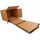 Faltkartons mit Wabeninlay 237 x 187 x 190 mm 7,5 Liter
