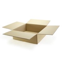 Faltkartons braun 2-wellig 546 x 546 x 182 mm