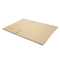 Faltkartons braun 2-wellig 550 x 350 x 220-320 mm