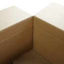 Faltkartons braun 2-wellig 560 x 540 x 300-385 mm