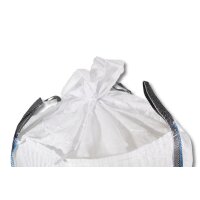 Big Bag unbeschichtet mit Schürze 90 x 90 x 110 cm 1000 kg SF 5:1
