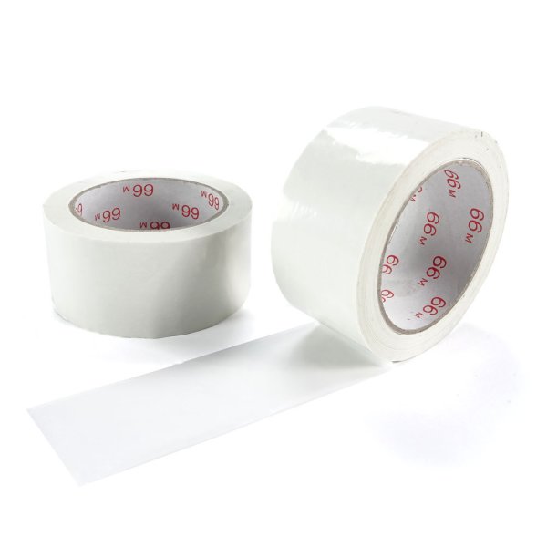 PVC Klebeband weiß 50 mm x 66 m Stärke 55 my