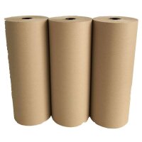 Packpapier Schrenzpapier auf Rolle 80g/qm 500 mm x 250 m...