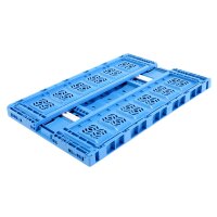 Klappboxen 600 x 400 x 230 mm blau durchbrochen Handgriffe