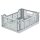 Klappboxen 400 x 300 x 150 mm grau durchbrochen Handgriffe